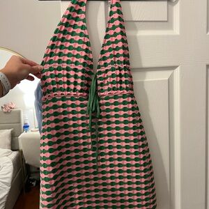 Pink and Green Zara Mini Dress